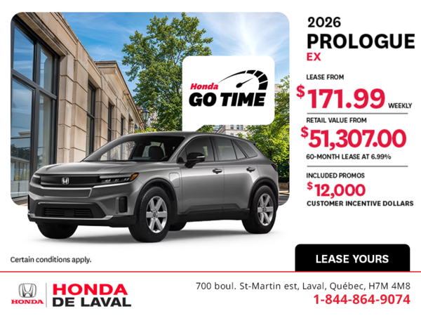 Get the 2026 Honda Prologue! 
