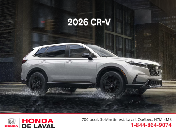 Get the 2026 Honda CR-V! 