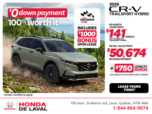 Get the 2026 Honda CR-V Hybrid!