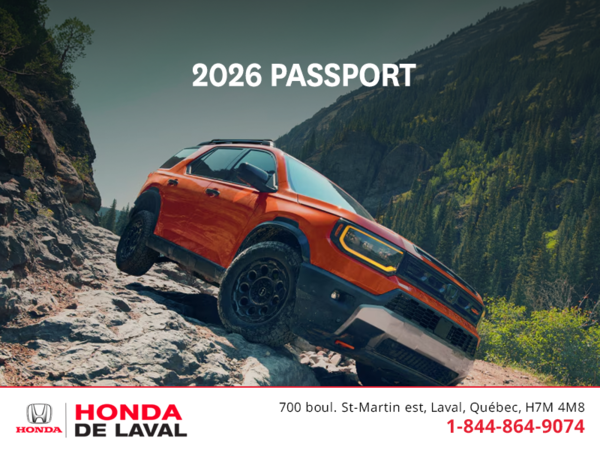 Get the 2026 Honda Passport! 