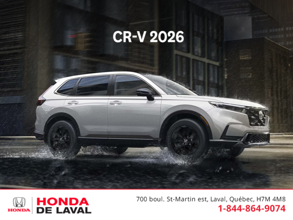 Obtenez la Honda CR-V 2026!
