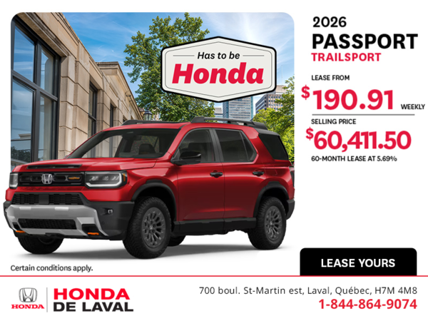 2026 Honda Passport