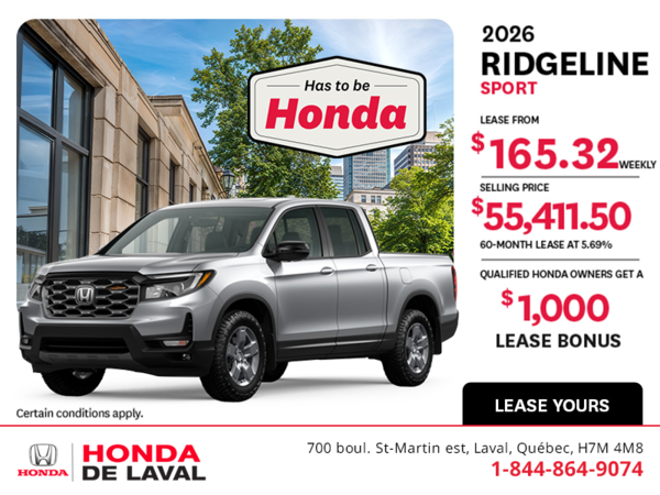 2026 Honda Ridgeline
