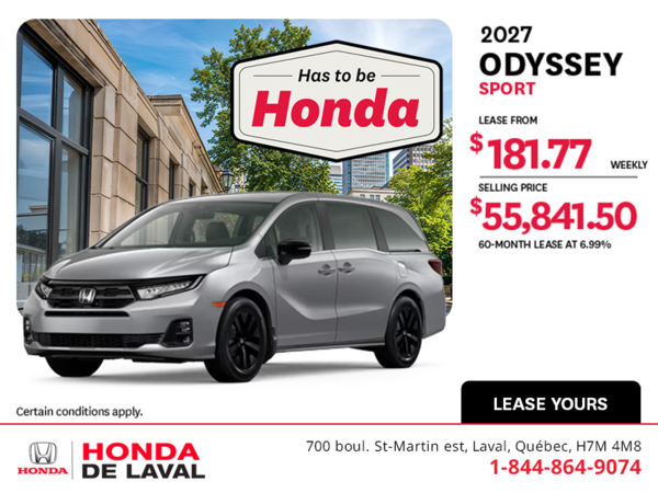 2027 Honda Odyssey