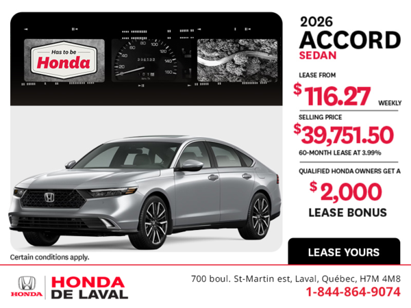 2026 Honda Accord