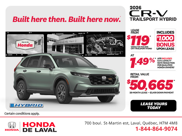 2026 Honda CR-V Hybrid