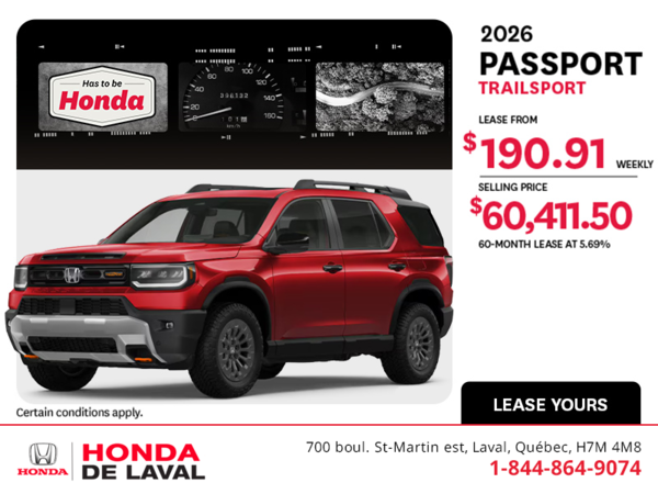 2026 Honda Passport
