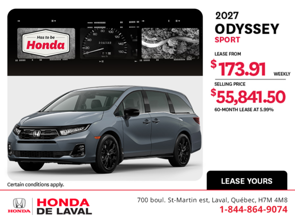 2027 Honda Odyssey