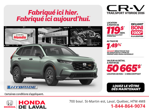 Honda CR-V Hybrid 2026