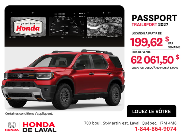 Honda Passport 2027
