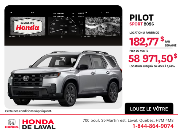 Honda Pilot 2026