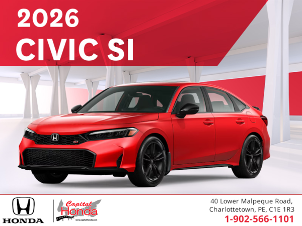 Get the 2026 Honda Civic! 