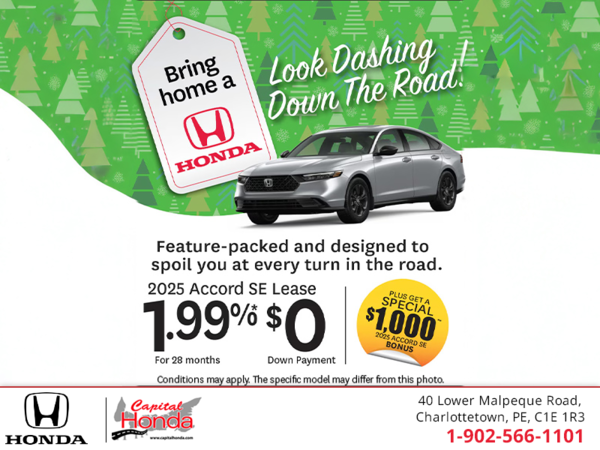 Get the 2025 Honda Accord! 