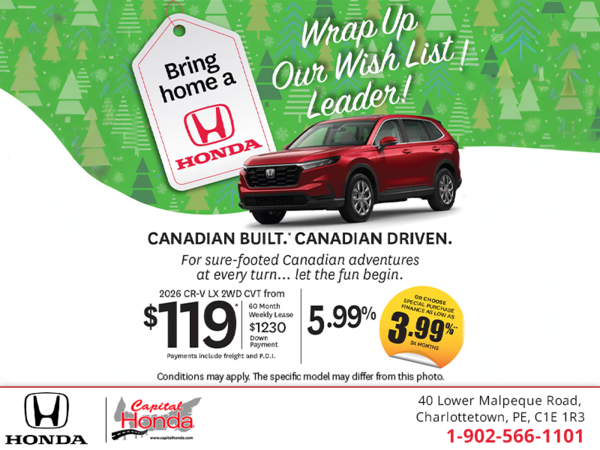 Get the 2026 Honda CR-V! 