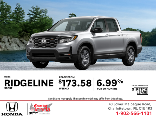 Get the 2026 Honda Ridgeline! 