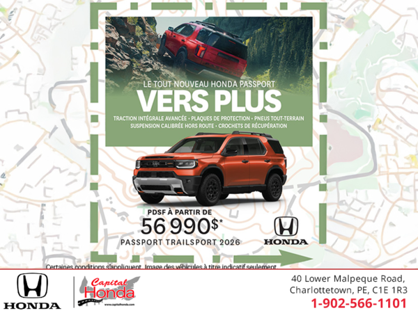Procurez-vous le Honda Passport 2026 !