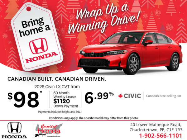 Get the 2026 Honda Civic!