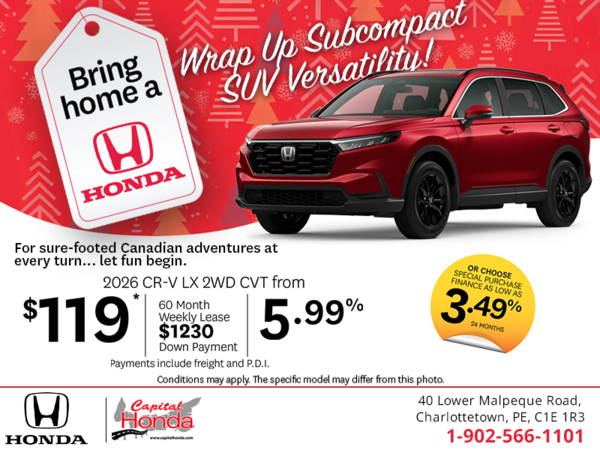 Get the 2026 Honda CR-V! 