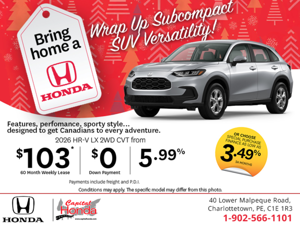 Get the 2026 Honda HR-V!