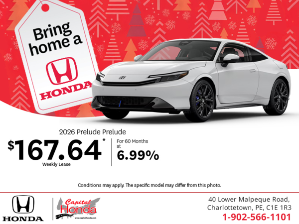 Get the 2026 Honda Prelude!