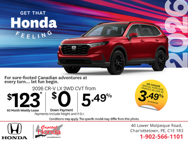 Get the 2026 Honda CR-V! 