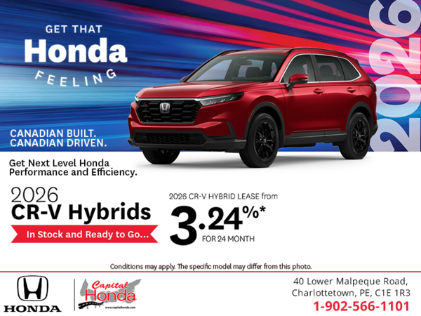 Get the 2026 Honda CR-V hybrid! 