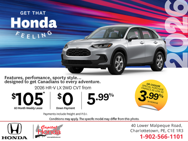 Get the 2026 Honda HR-V!
