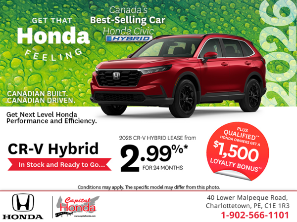 Get the 2026 Honda CR-V hybrid! 