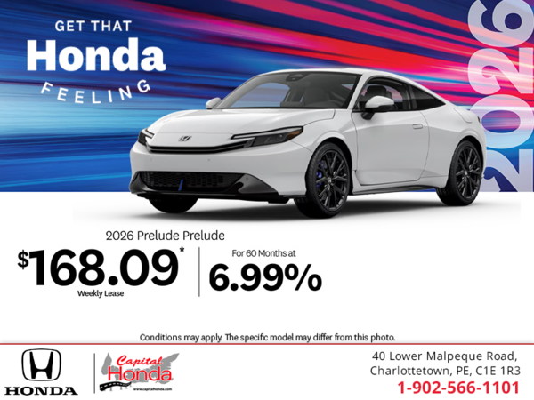 Get the 2026 Honda Prelude!