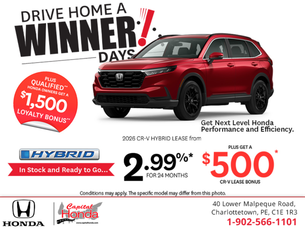 Get the 2026 Honda CR-V hybrid! 