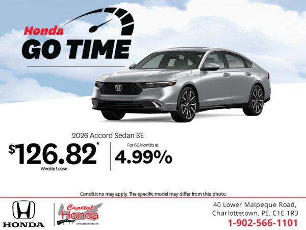 Get the 2026 Honda Accord! 