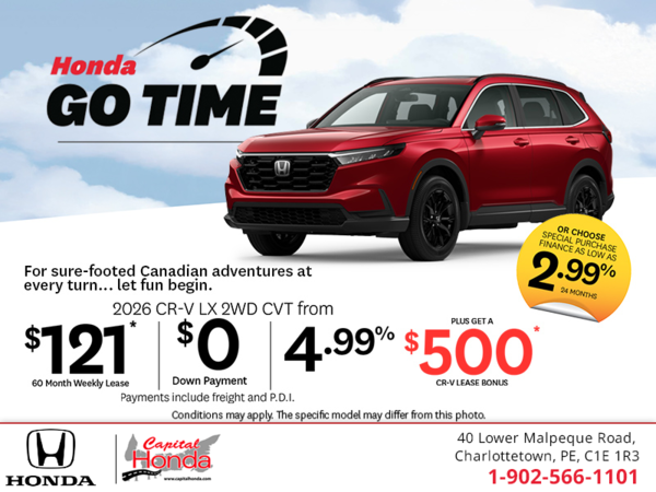 Get the 2026 Honda CR-V! 