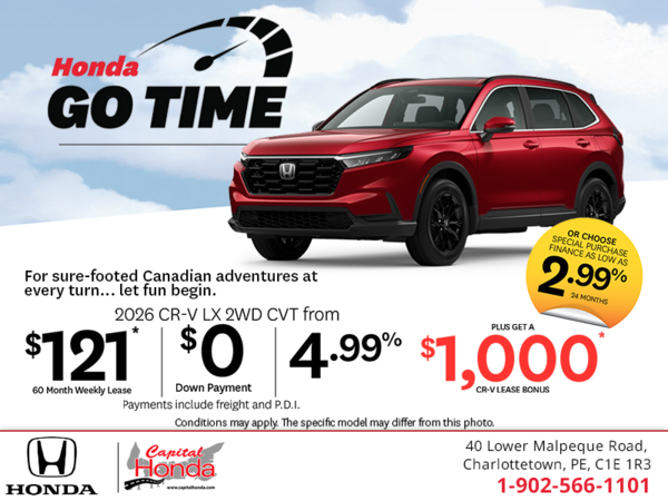 Get the 2026 Honda CR-V! 