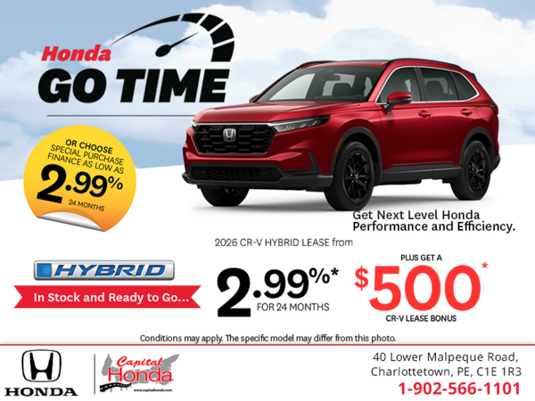 Get the 2026 Honda CR-V hybrid! 