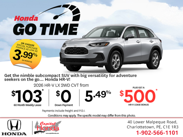 Get the 2026 Honda HR-V!