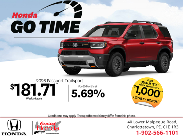 Get the 2026 Honda Passport!