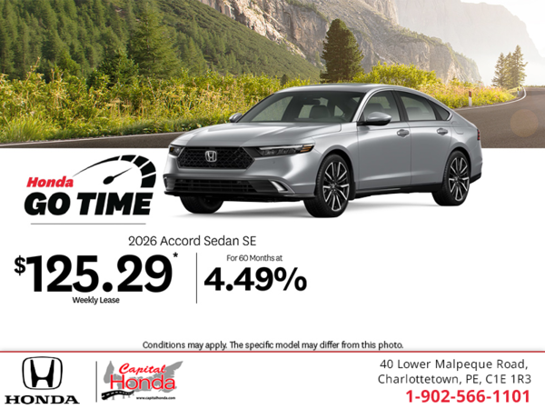 Get the 2026 Honda Accord! 