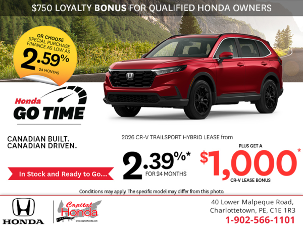 Get the 2026 Honda CR-V Hybrid! 