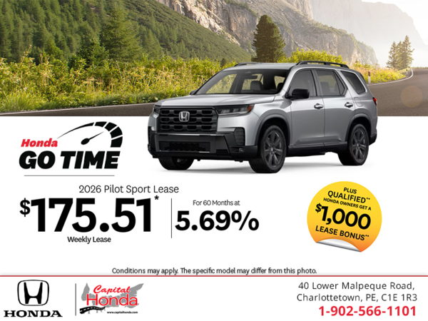 Get the 2026 Honda Pilot! 