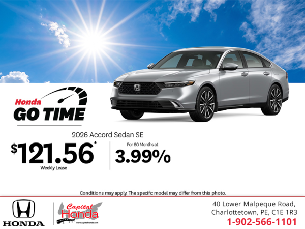 Get the 2026 Honda Accord! 