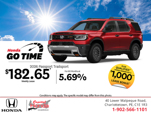 Get the 2026 Honda Passport!