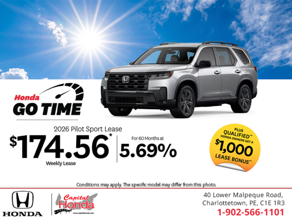 Get the 2026 Honda Pilot! 