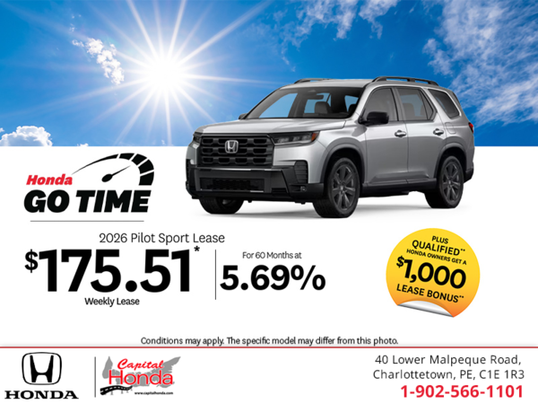 Get the 2026 Honda Pilot! 