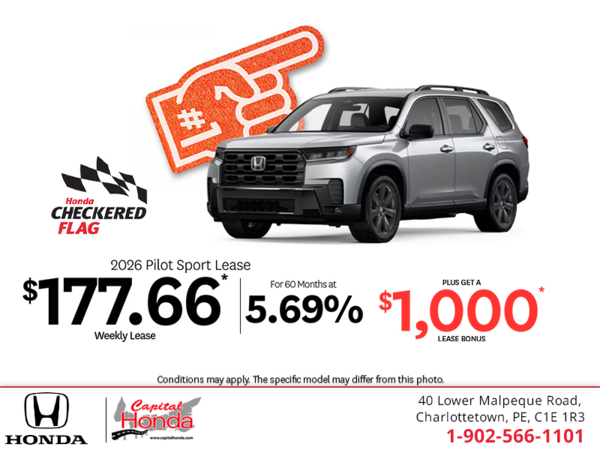 Get the 2026 Honda Pilot! 