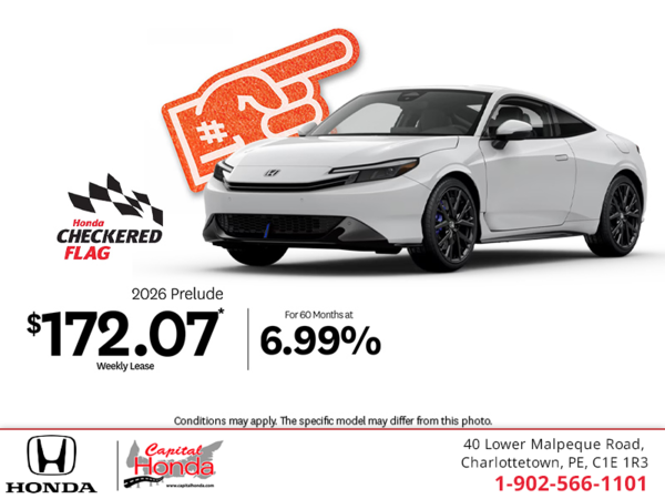 Get the 2026 Honda Prelude!