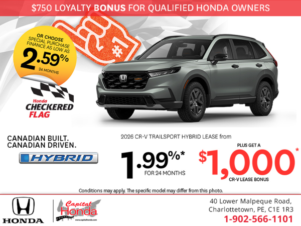 Get the 2026 Honda CR-V Hybrid! 