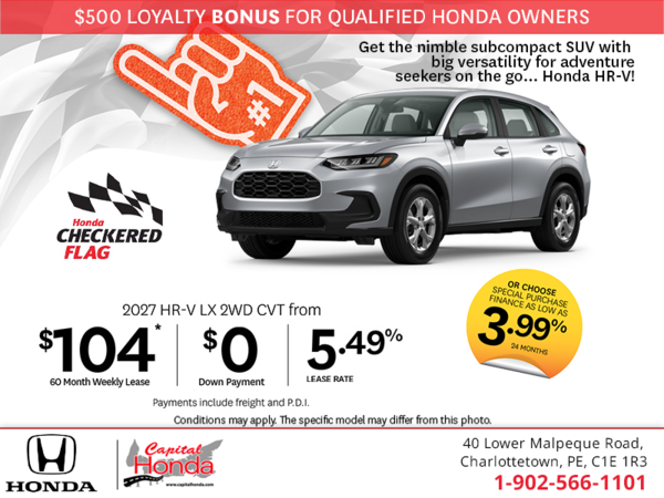 Get the 2027 Honda HR-V!
