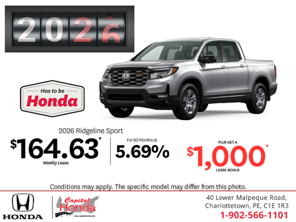 2026 Honda Ridgeline
