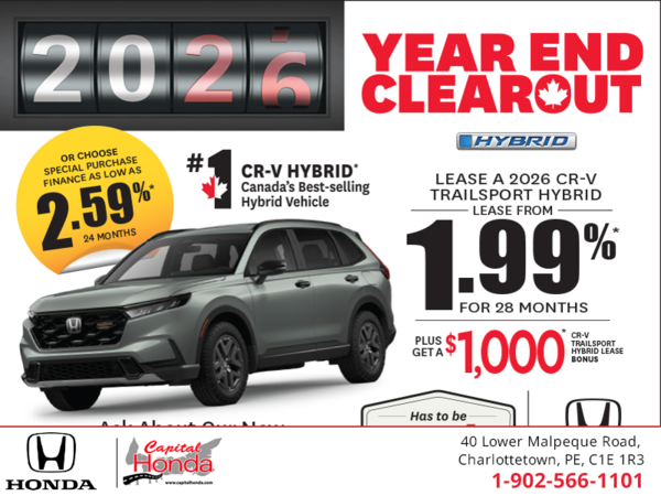 Get the 2026 Honda CR-V Hybrid! 