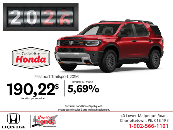 Honda Passport 2026